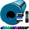 REFIT FITNESS Sportmatte Comfort-Max 190 x 60 x 1.5 cm Petrolblau Blau PainProtect SmartCell NBR Yogamatte Rutschfest Tragegurt Gymnastikmatte Matte für Sport Yoga Gymnastik Pilates