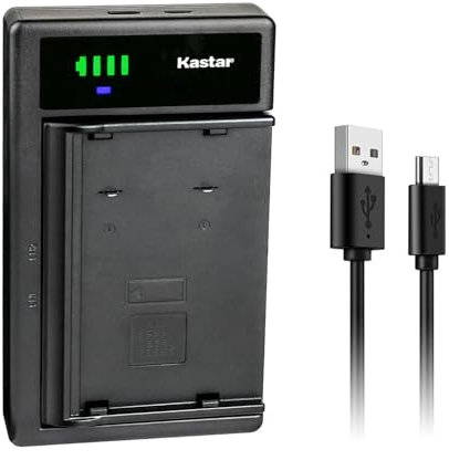 Kastar Smart USB Battery Charger Replacement for Panasonic PV-L550 PV-L780D PV-L850 PV-L858 Camcorder, Panasonic BP-12 BP-15 BP-17 BP-18 PV-213A PV-214A PV-215A PV-B18 PV-BP15 PV-BP17