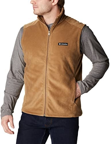 Columbia Men's Steens Mountain Vest, Fleece Gilet Vest, Delta, XXL