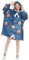 Felpa Oversize con Cappuccio,Hoodie Gigante Super Morbida,Calda e Confortevole,Felpa con Cappuccio Adatta per Adulti, Uomini, Donne, Adolescenti