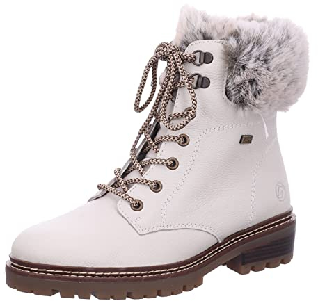 Remonte Damen D0B74 Schneestiefel, Kreide/murmel/Kreide / 80, 37 EU