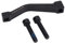 VGEBY Scheibenbremssattelhalterung, Adapter für Bremsteilehalterungen, Post Mount 180 Mm Scheibenbremsadapter-Konverter mit Schrauben für Mountainbikes
