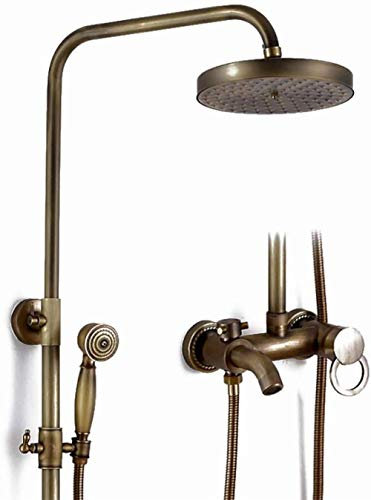 SENNIAN Brauseset Regenbrause Brauseset Rainshower Runde Kopfbrause mit Regenbrause und Brausekopf Handbrause