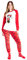 Disney Pigiama Donna Invernale in Pile con Calze Stitch Topolino Minnie Baby Yoda (Rosso Bianco Minnie, S)