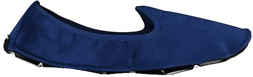 Vibram One Quarter Slip On Velvet Blue Women, Pocketable Shoe, Blue, 8 UK