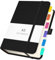 Yarotm Notebook A5-360 Pagine Quaderno Appunti A5 Taccuino a Righe - 100 g/m² Carta Blocco Note Hardcover Notebook A5, Copertina Rigida in Ecopelle Nera