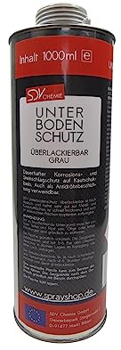 SDV Chemie Unterbodenschutz grau überlackierbar 1x 1 Liter UBS Steinschlagschutz 1L KFZ Auto