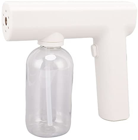 Schnurloses Alkoholsprühgerät, Feinnebel-Nebelmaschine mit großer Kapazität, Handzerstäuber, Tastenbedienung, wiederaufladbar, für Zuhause und Garten