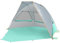 WolfWise Tienda de Playa Portátil para 4-5 Personas, Sombrilla UPF 50+, con Suelo Extensible, Verde Menta