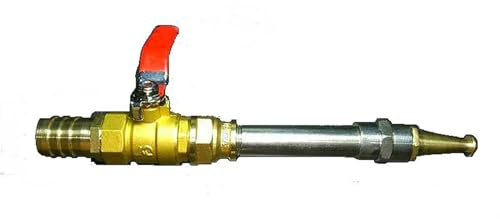 Commutateur De Robinet À Tournant Sphérique En Laiton De Lance De Jet De 19mm 100/200/300mm, Connecteur De Tuyau D'arrosage De Tuyau De Bobine D'incendie De Rondelle De Pistolet À Eau À Haute Pression