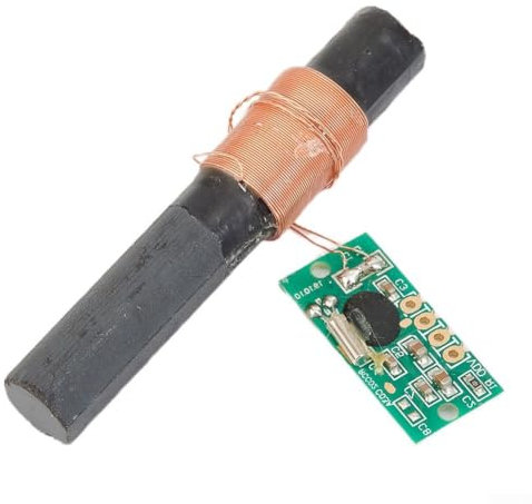 GLOBALHUT Empfangsmodul, DCF77 Empfängermodul, Funkzeitmodul, Funkuhr, Funkmodul-Antenne, geeignet für analoge Uhren (B), 3X806B662468NG2KK0CNZ574A660