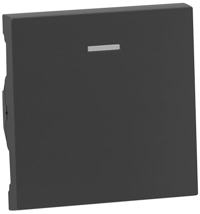 LEGRAND, SEANO Wippe für beleuchtete Wechselschalter, Taster und Kreuzschalter, Schalterabdeckung, Wippenplatte, Farbe: Anthrazit lackiert, 765407