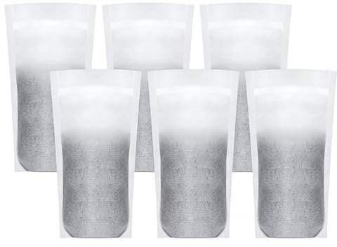 AQUA CREST Replacement for Brita® Refillable Filter, Brita® Refillable Water Filtration System, Less Plastic, Replaces 1,800 Plastic Water Bottles a Year, 6 Filters