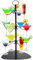 Hedume Cocktail Tree Stand, Champagne Glass Holder, 3 Tier - 12 Holders Wine Glass Flight Tasting Display for Champagne, Cocktails, Martini, Margarita Cups at Weddings, Bridal Shower, Parties