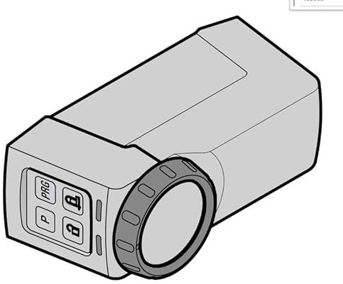 Hörmann Funk-Schlossantrieb SmartKey, silber / 480272