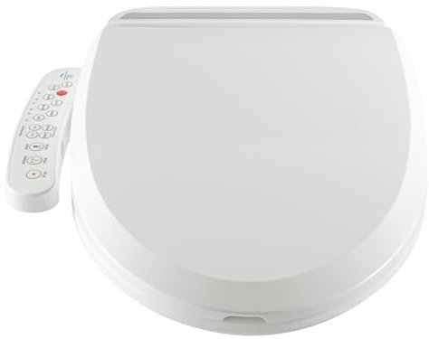 JDBDU Siège de toilette électrique intelligent, avec buse, toilettes japonaises avec jet d'eau, température réglable, bidet chauffant