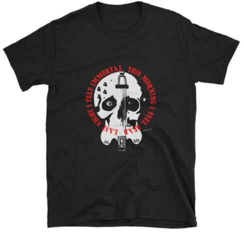 AFCURBU Axe Victim - Be-Bop Deluxe - Tribute t-Shirt Black M