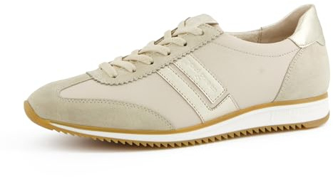 Paul Green Damen, Frauen Low-Top Sneaker,Freizeitschuhe,Turnschuhe,Laufschuhe,schnürschuhe,schnürer,Plateausohle,Beige (Beige),40 EU / 6.5 UK