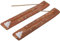 RDNKVB Lot de 2 brûleurs d'encens en bois avec motif Bouddha, brûleurs d'encens faits à la main avec cendrier, idéal pour la décoration de la maison, la méditation et le yoga