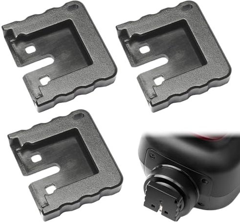 3 Stück Blitzschuh Abdeckungen, Cerioll Flash Connector Protect Cap Kompatibel Sony HVL-RL1/ HVL-F60RM C/HVL-F45RM/ HVL-F43M/ HVL-F60M, MultiInterface Shoe Adapter für Videoleuchten