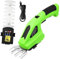 TOYANDONA Cesoie per Recinti Elettrici Trimmer a Batteria Portata Elettrico Trimmers Cutter Tagliabordi per Prato Palmare Siepe Trimmer Senza Fili Tagliaerba per Pali Forbici Lega