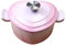 SXTYYH Cast Iron Dutch Oven Pot with Lid Love Heart Shape Enameled Pot for Cooking Baking Braising for Valentine'S Day Family Meals Soups Stews and Bread Baking(Pink)