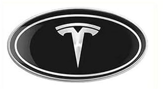 genmaimeifumu Auto Emblem Aufkleber Logo für Tesla Model S Plaid 2021–, Emblem Zeichen 3D Logo Auto Aufkleber Metallaufkleber Selbstklebende Logo Sticker Zubehör