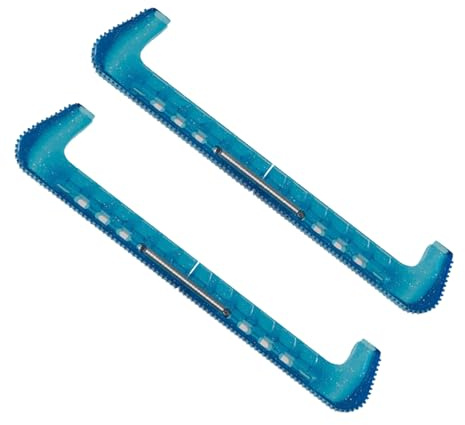 Qsvbeeqj Schlittschuhschoner, verstellbare Schlittschuhabdeckung, Eiskunstlauf-Schutzhülle, elastischer Schutz, Schlittschuhzubehör, Eishockey-Eishockey-Überzug