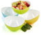 Maxi Nature Cereal Bowl Set of 4 - Microwave, Dishwasher & Freezer Safe - Unbreakable, Lightweight, Durable Plastic Bowls - Use for Salad, Soup, Pasta & More - Standard Size