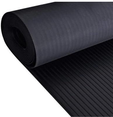 JARDIN202 - Estera Antideslizante Suelo Caucho Goma 3mm | Cordon Ancho | 1 metro ancho | Varias medidas | 1x 1 m Cordoncillo Ancho -