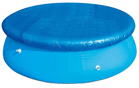 Poolabdeckplane,Rund Pool Abdeckplane,Rechteckig Poolabdeckung für Schwimmbad,Pool Cover PE Schutzplane Wasserdicht Staubdicht Schwimmbad Abdeckung für Aufblasbare Familienpool Frame Pool 366x366cm