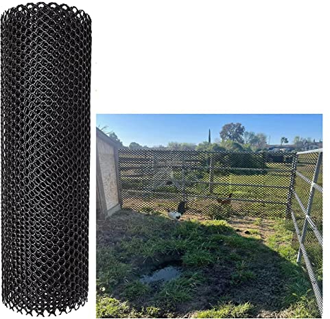 YXXSDP Sicherheit Kunststoffmaschendrahtzaun Rolle, Sechseckig Hühnerdrahtzaun Geflügelnetz, Für Gartennetze Schutznetz Für Balkone (Color : W 120cm/47.2in, Size : L 50m/164ft)