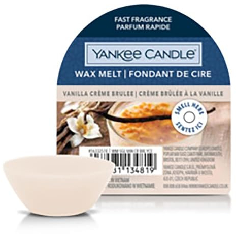 YANKEE CANDLE Cire fondue à la vanille crème brûlée