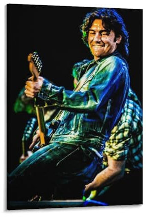 Luciano Ligabue Liga Sänger Vintage Gig Leinwand Poster Dekorative Malerei Wandkunst Bild Druck Moderne Dekor 60 x 90 cm Rahmen Stil
