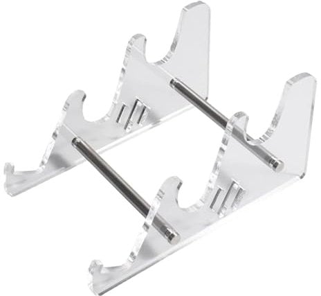 Keyboard Stand - Mechanical Keyboard Display Stand, Clear Acrylic Stand | Acrylic Mechanical Keyboard Storage Stand with 3 Tiers, Acrylic Frame Stand for