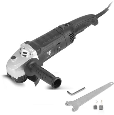 STAHLWERK Winkelschleifer WS-1400 ST mit 1.400 W und 2.800-9.500 U/min für 125 mm Schleif- und Trennscheiben elektrischer Trennschleifer, Trennschneider, Schleifmaschine