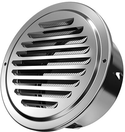 201Stainless acciaio inox testa piatta cappa da cucina parete esterna protezione antivento cappa da cucina sfiato ventilazione tappo di scarico cappa da cucina tubo di scarico uscita(120mm(4.7inch))