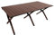 Outdoor-Klapptisch, leicht, Aluminium, Holzmaserung, Tischplatte für Camping, Picknick, Strand, Wandern, Angeln, tragbar und langlebig (Xiangshan-Ulme, 86,9 cm)