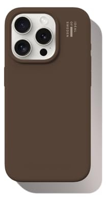 IDEAL OF SWEDEN Silikon Hülle für iPhone 15 Pro - Premium Handyhülle, Kratzfest & Stoßfest - Mocha Mousse, Braun