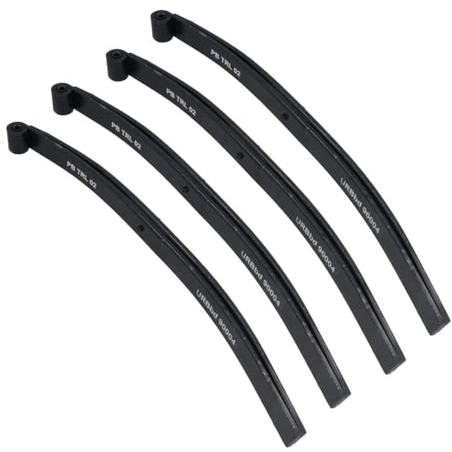4 Ifor Williams Style Twin Double Parabolic Trailer Leaf Springs and Bush C90004