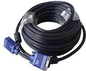Qport -Cable de imagen de datos de PC a VGA de 25 m M/M Q-VGA25