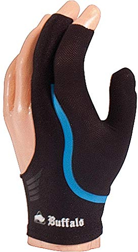 Manuel gil billardhandschuh buffalo reversible globe black blue m rechtsh?nder