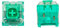 Kailh Box SMD RGB MX Switch Chinesischer Stil Rot Grau Gelb Grün Staubdichter Schalter für Mechanische Gaming Tastatur IP56 Wasserdicht (110 Stück, Box Glazed Green)