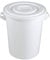 Cubo de 50 litros con Tapa Recipiente de Agua Universal Apto para Alimentos Recipiente para Alimentos Recipiente Industrial Recipiente Multiusos de plástico