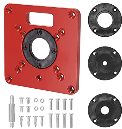 Frästisch Einlegeplatte aus Aluminium Router Tischplatte Universal RT0700C Router Platte Trimmmaschine Flipboard für Fräsmaschine Holzbänke