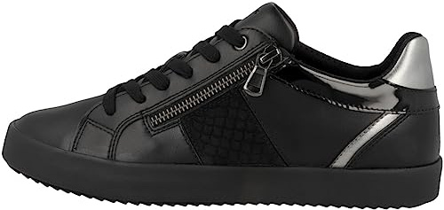 Geox Femme D Blomiee Basket, Noir, 37 EU