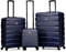 Flight Knight ABS 3 Tailles Valise Legere Compatible avec Air France, Hop! easyJet, Ryanair Et Bien d'autres! Bagage a Main Et Bagage en Soute Grande avec 4 Roues (3 PCS)