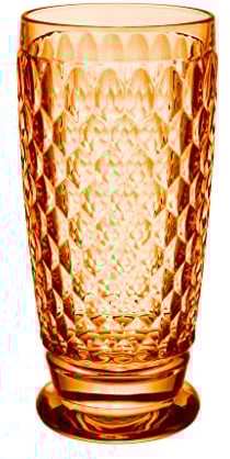 Villeroy & Boch – Boston Longdrink-Glas Orange, Spülmaschinenfest, Glas, Trinkgeschirr, Kristallglas