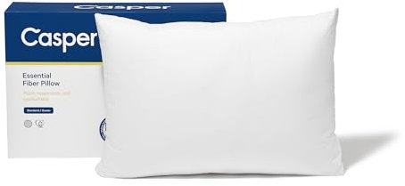 Casper Essential Kissen zum Schlafen, Standard, Weiß, 2 Stück
