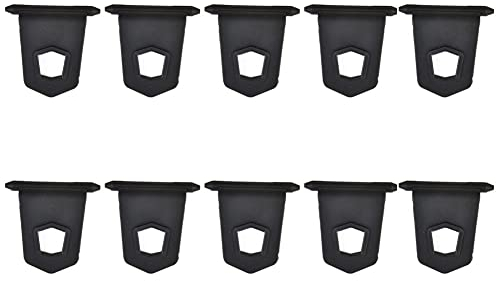 for 10PCS External Awning Rail Hooks, Black Universal Awning Clothes Hook For RV Camper Caravan Party Light Holder,Outdoor Awning Clips,Easy to Install